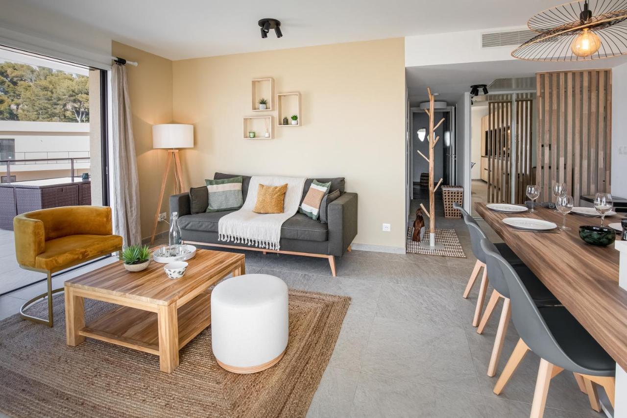 Superbe Appartement Bord De Mer 생 망드리에 쉬르 메르 외부 사진